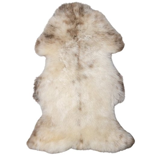 VAN BUREN | GEMÊLEERD SCHAPENVACHT | BEIGE/LICHTBRUIN 100-110 CM