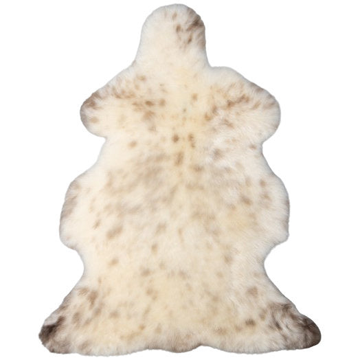 VAN BUREN | GEMÊLEERD SCHAPENVACHT | BEIGE/LICHTBRUIN 100-110 CM