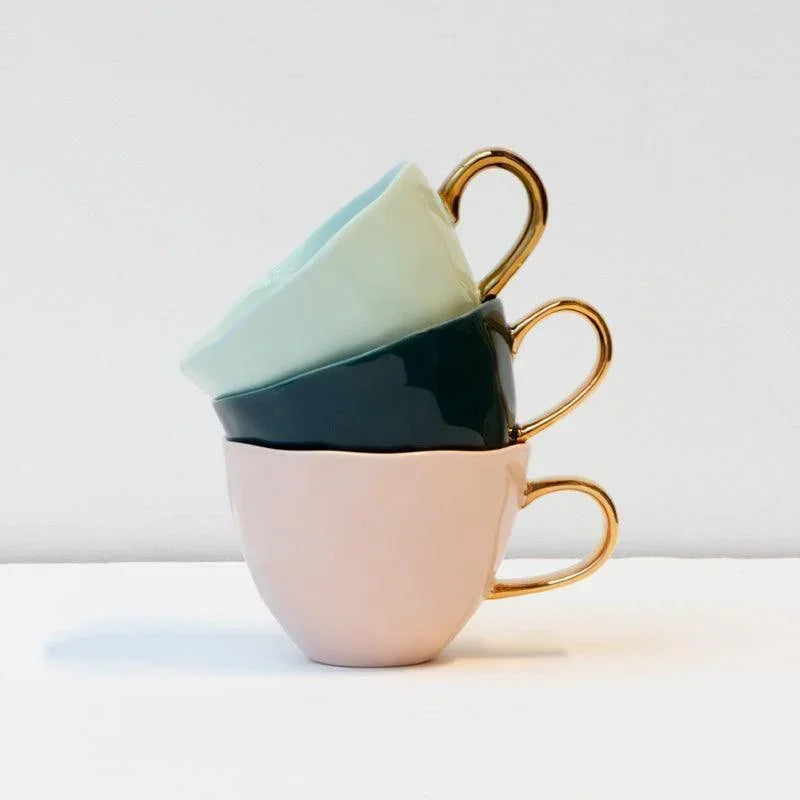 UNC | GOOD MORNING CAPPUCCINO/TEA MOK (SET OF 4) | OLD PINK Ø 11 CM