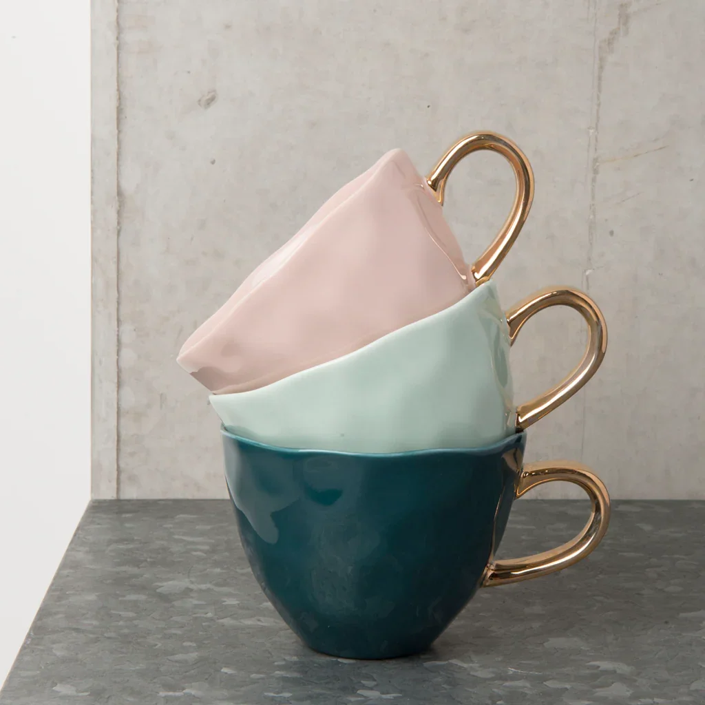 UNC | GOOD MORNING CAPPUCCINO/TEA MOK (SET OF 4) | OLD PINK Ø 11 CM