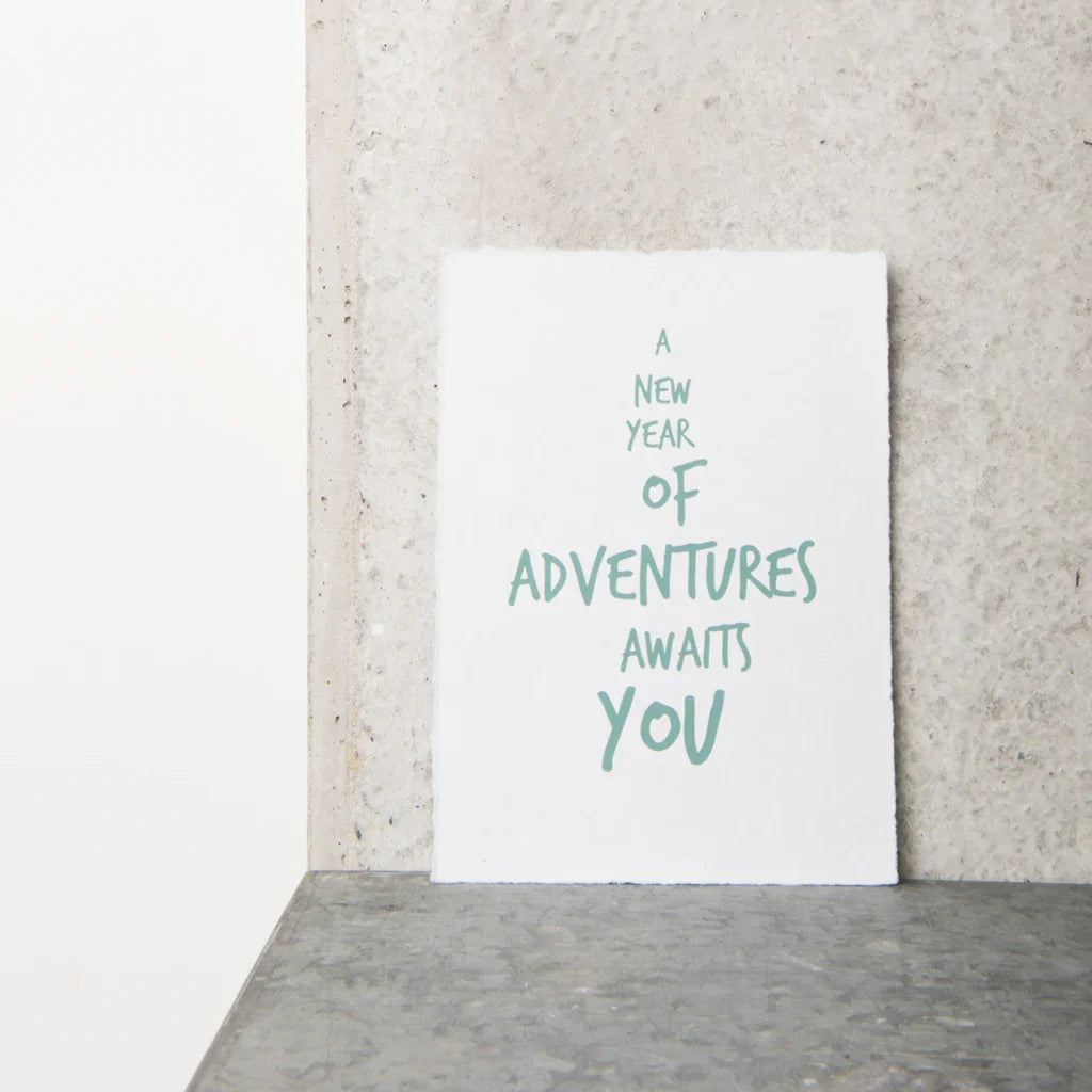 Wish cards with envelope - Adventures (set of 12)