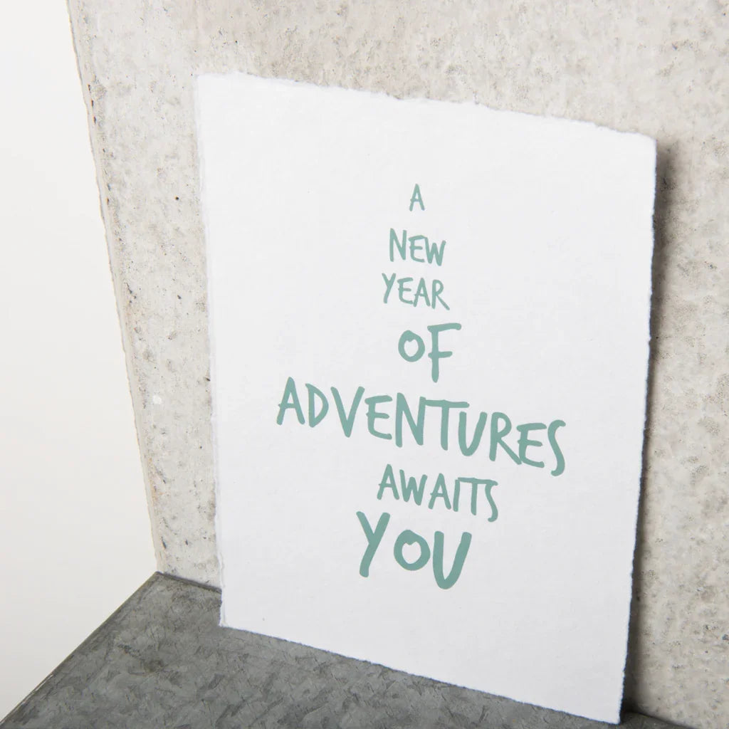 Wish cards with envelope - Adventures (set of 12)