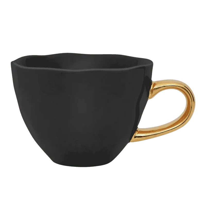 URBAN NATURE CULTURE | GOOD MORNING MOK CAPPUCCINO TEA (SET OF 2) | BLACK Ø 11 CM