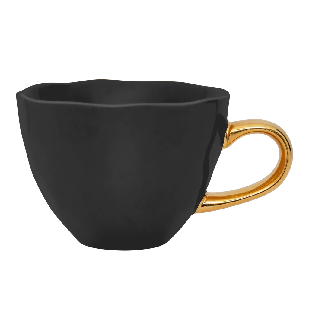 URBAN NATURE CULTURE | GOOD MORNING MOK CAPPUCCINO TEA (SET OF 2) | BLACK Ø 11 CM