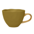 UNC | GOOD MORNING CAPPUCCINO/TEA MOK (SET OF 4) | AMBER GREEN Ø 11 CM