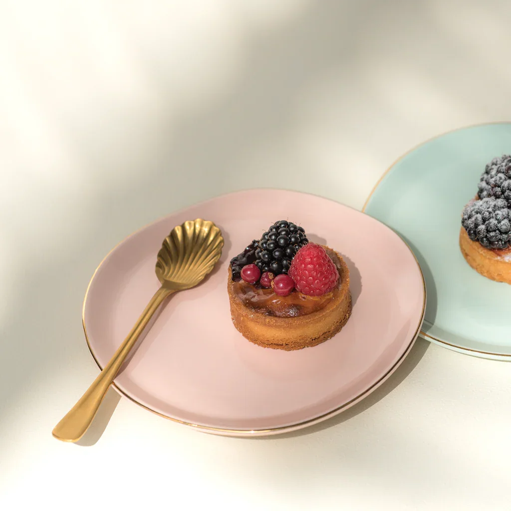 UNC | GOOD MORNING ONTBIJTBORD (SET OF 4) | OLD PINK Ø 17 CM