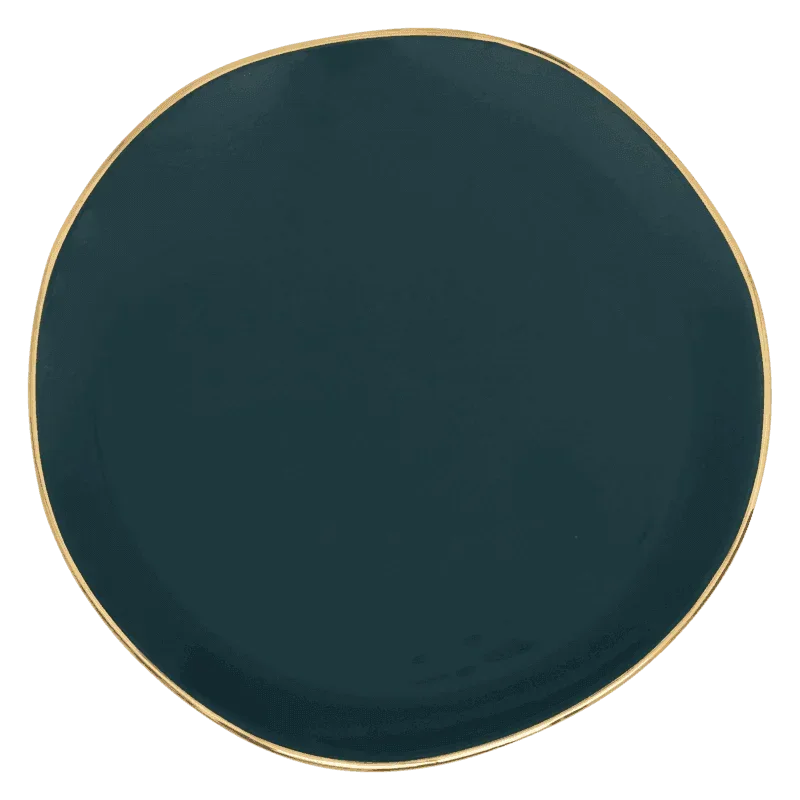 UNC | GOOD MORNING ONTBIJTBORD (SET OF 4) | BLUE GREEN Ø 17 CM