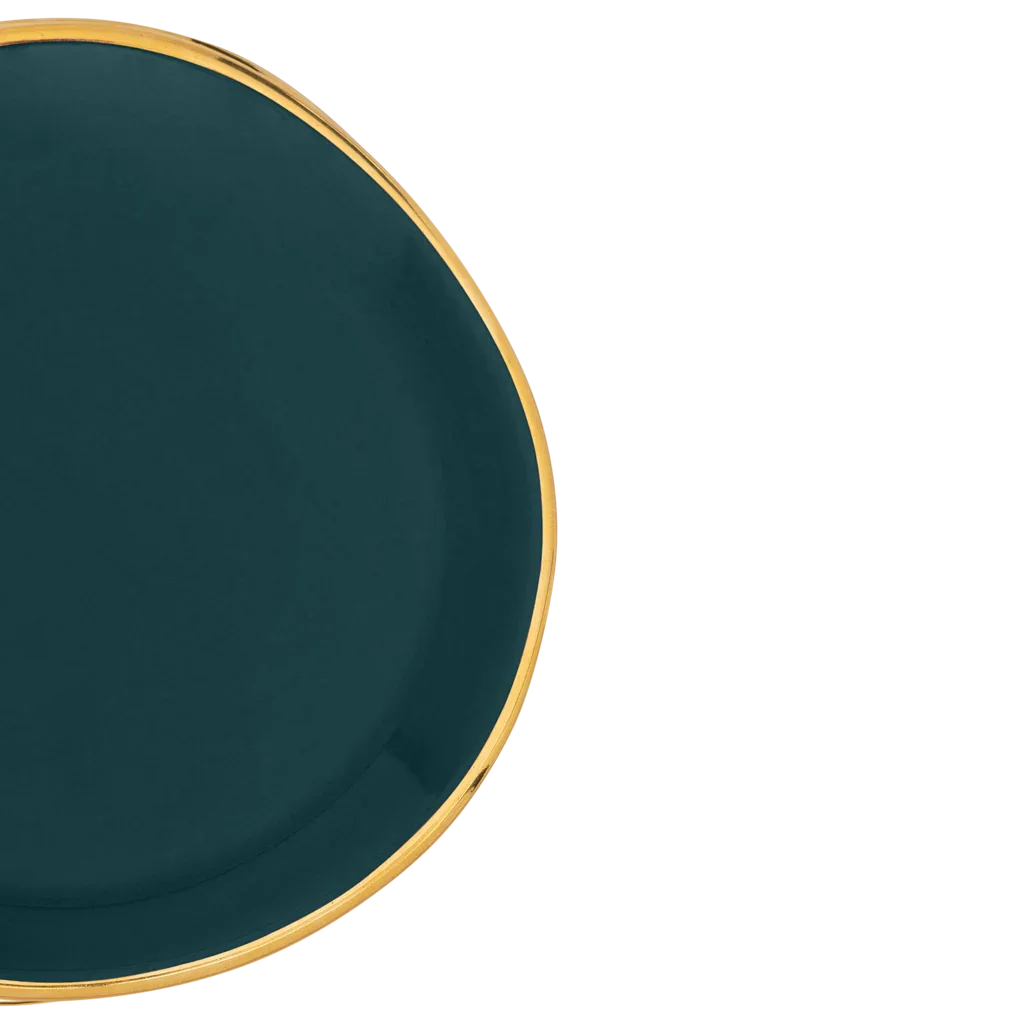 UNC | GOOD MORNING KLEIN BORD (SET OF 4) | BLUE GREEN Ø 9 CM