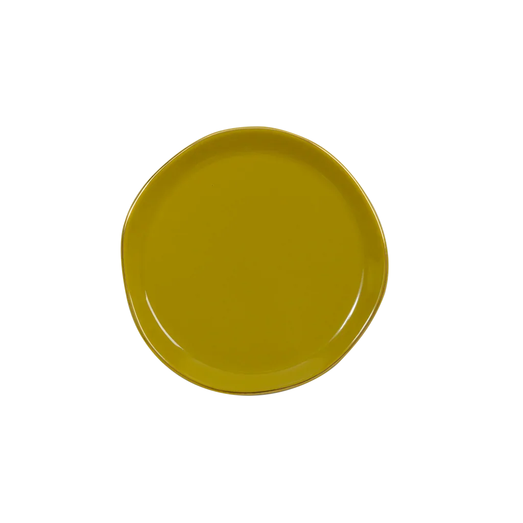UNC | GOOD MORNING ONTBIJTBORD (SET OF 4) | AMBER GREEN Ø 17 CM