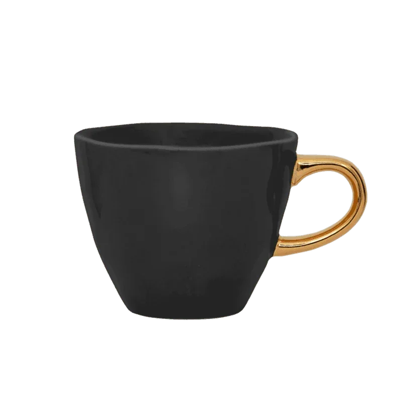 URBAN NATURE CULTURE | GOOD MORNING MOK COFFEE (SET OF 4) | BLACK Ø 8,5 CM