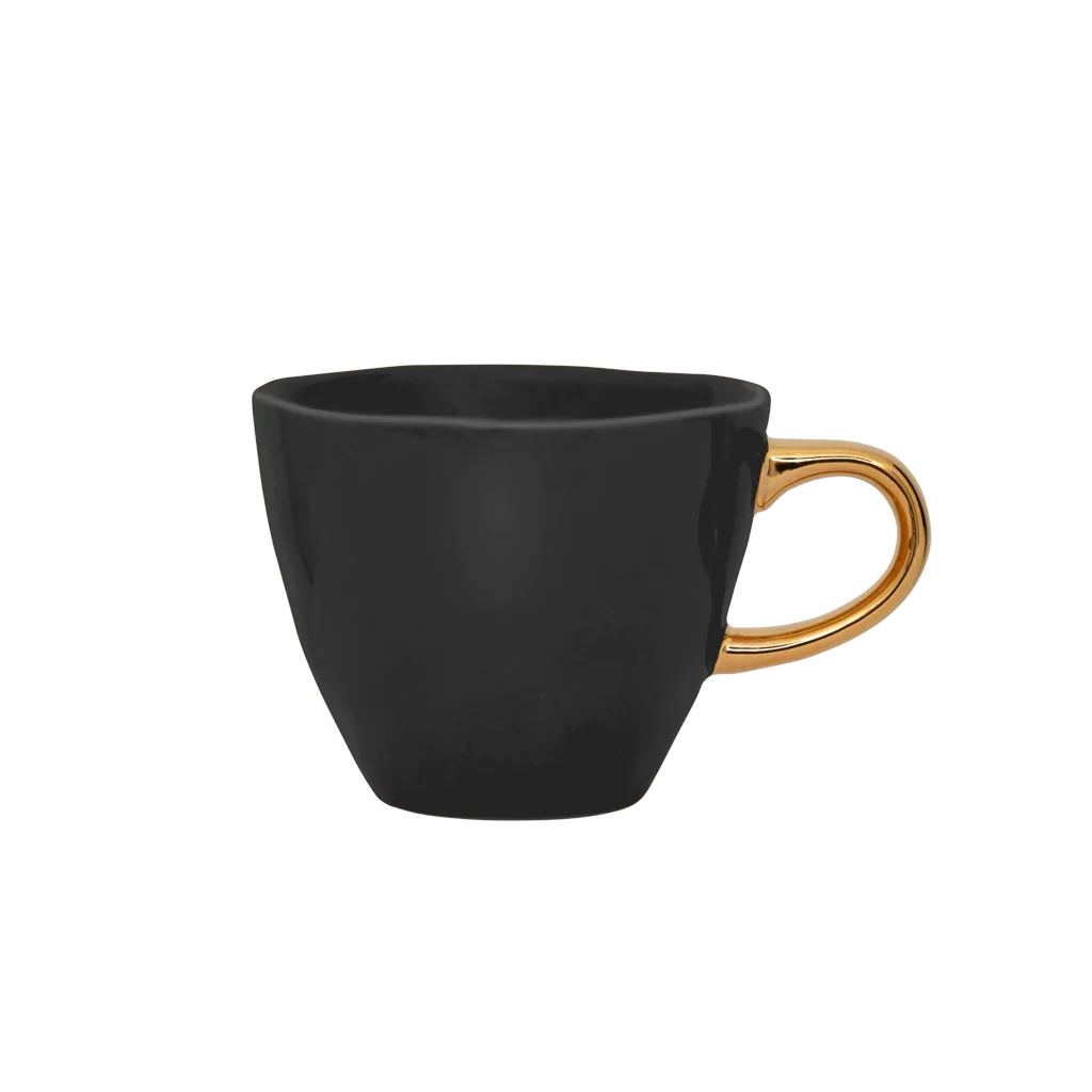 URBAN NATURE CULTURE | GOOD MORNING MOK COFFEE (SET OF 4) | BLACK Ø 8,5 CM