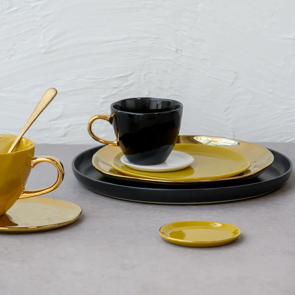 URBAN NATURE CULTURE | GOOD MORNING MOK COFFEE (SET OF 4) | BLACK Ø 8,5 CM