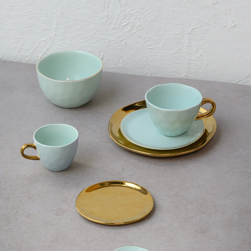 UNC | KOFFIEKOP GOOD MORNING (SET OF 4) | CELADON Ø 8,5 CM