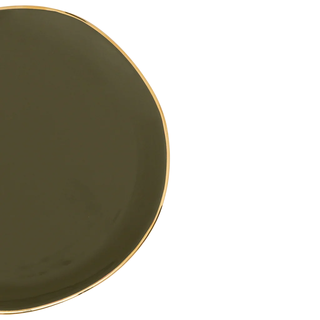 URBAN NATURE CULTURE | GOOD MORNING BORD (SET OF 2) | FIR GREEN Ø 17 CM