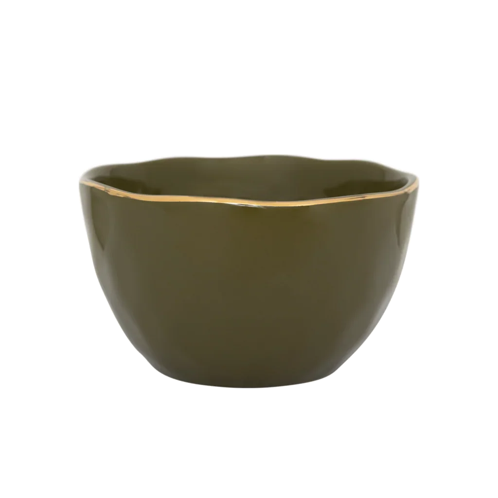 URBAN NATURE CULTURE | GOOD MORNING SCHAAL (SET OF 2) | FIR GREEN Ø 14 CM