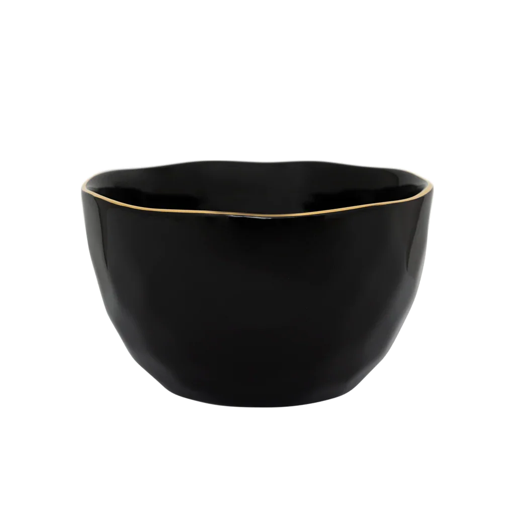URBAN NATURE CULTURE | GOOD MORNING SCHAAL (SET OF 2) | BLACK Ø 14 CM
