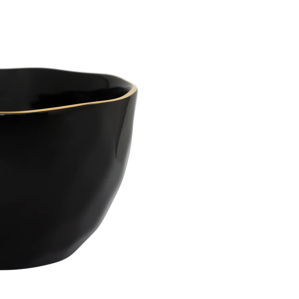 URBAN NATURE CULTURE | GOOD MORNING SCHAAL (SET OF 2) | BLACK Ø 14 CM