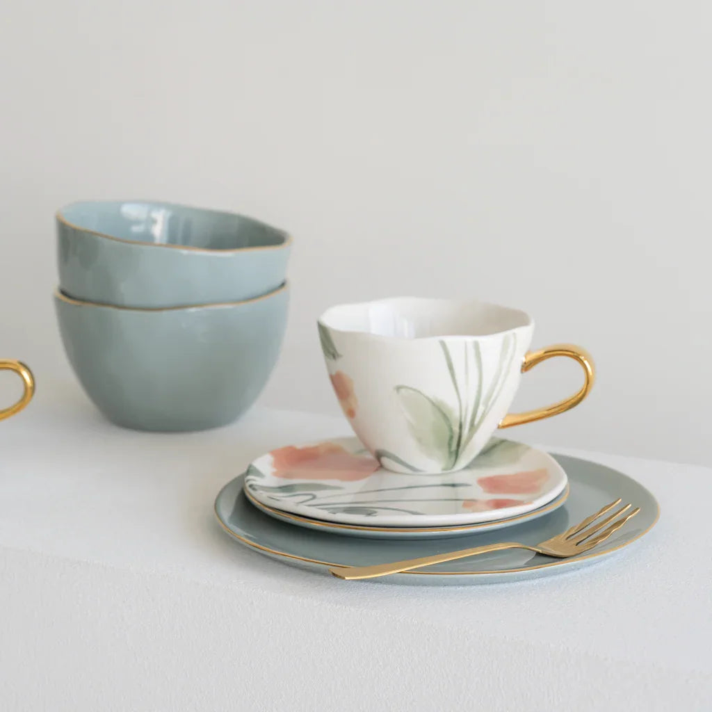 UNC | GOOD MORNING DINERBORD (SET OF 4) | SLATE Ø 22,8 CM