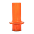UNC | VASE RECYCLED GLASS | ROOD Ø 17x31 CM