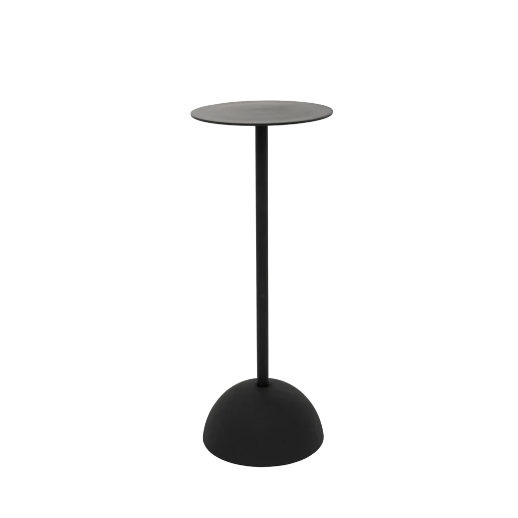 UNC | SIDE TABLE S | ZWART Ø 21x54 CM