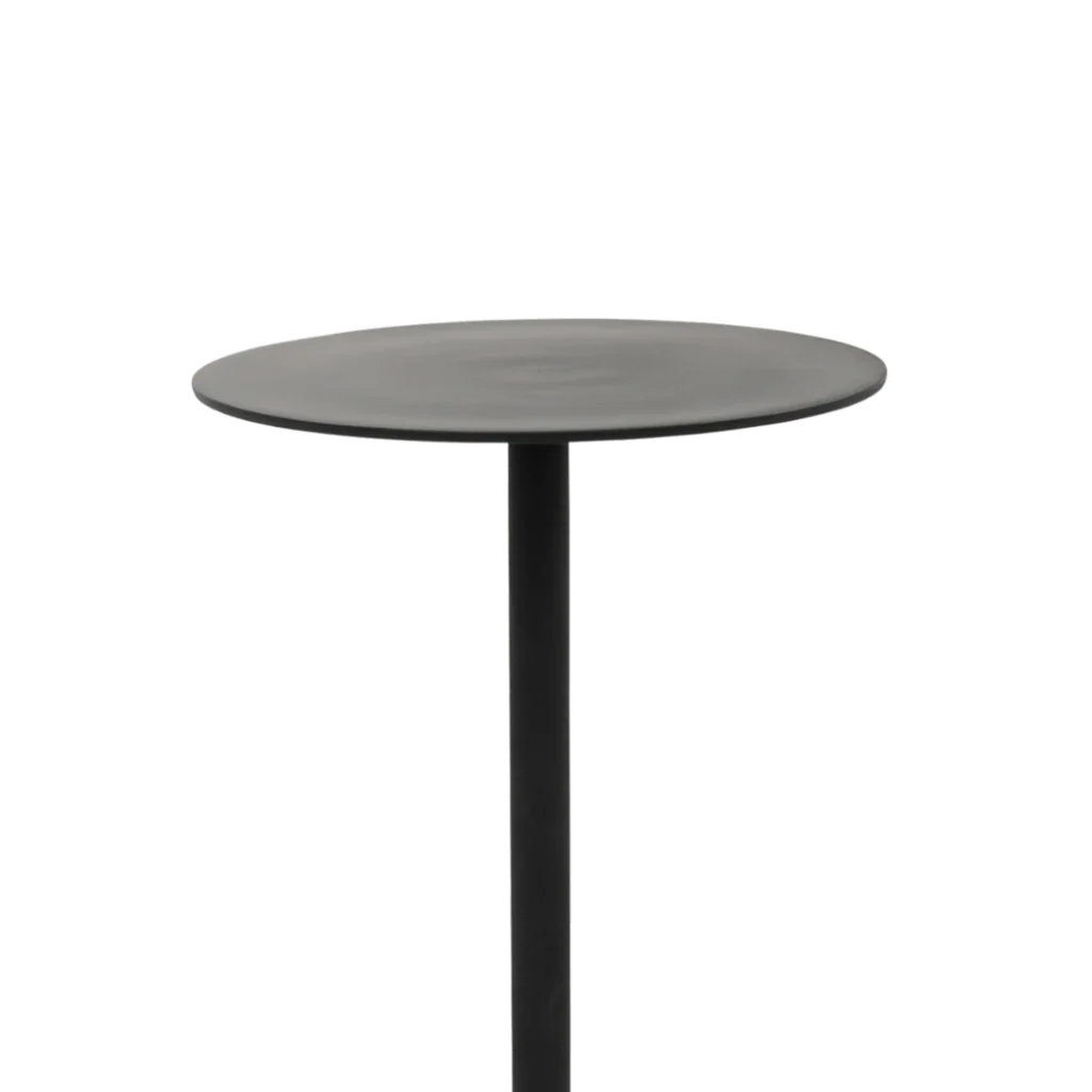 UNC | SIDE TABLE S | ZWART Ø 21x54 CM