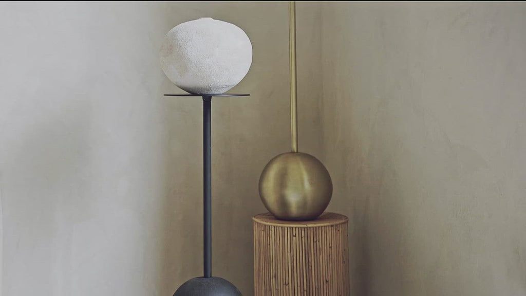 UNC | SIDE TABLE S | ALUMINIUM GOUD Ø 21x54 CM