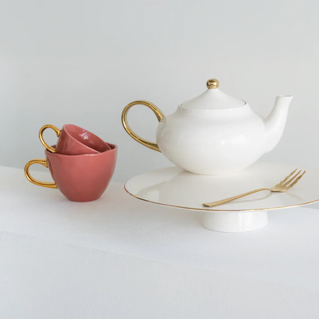 UNC | GOOD MORNING CAPPUCCINO/TEA MOK (SET OF 4) | BRANDIED APRICOT Ø 11 CM