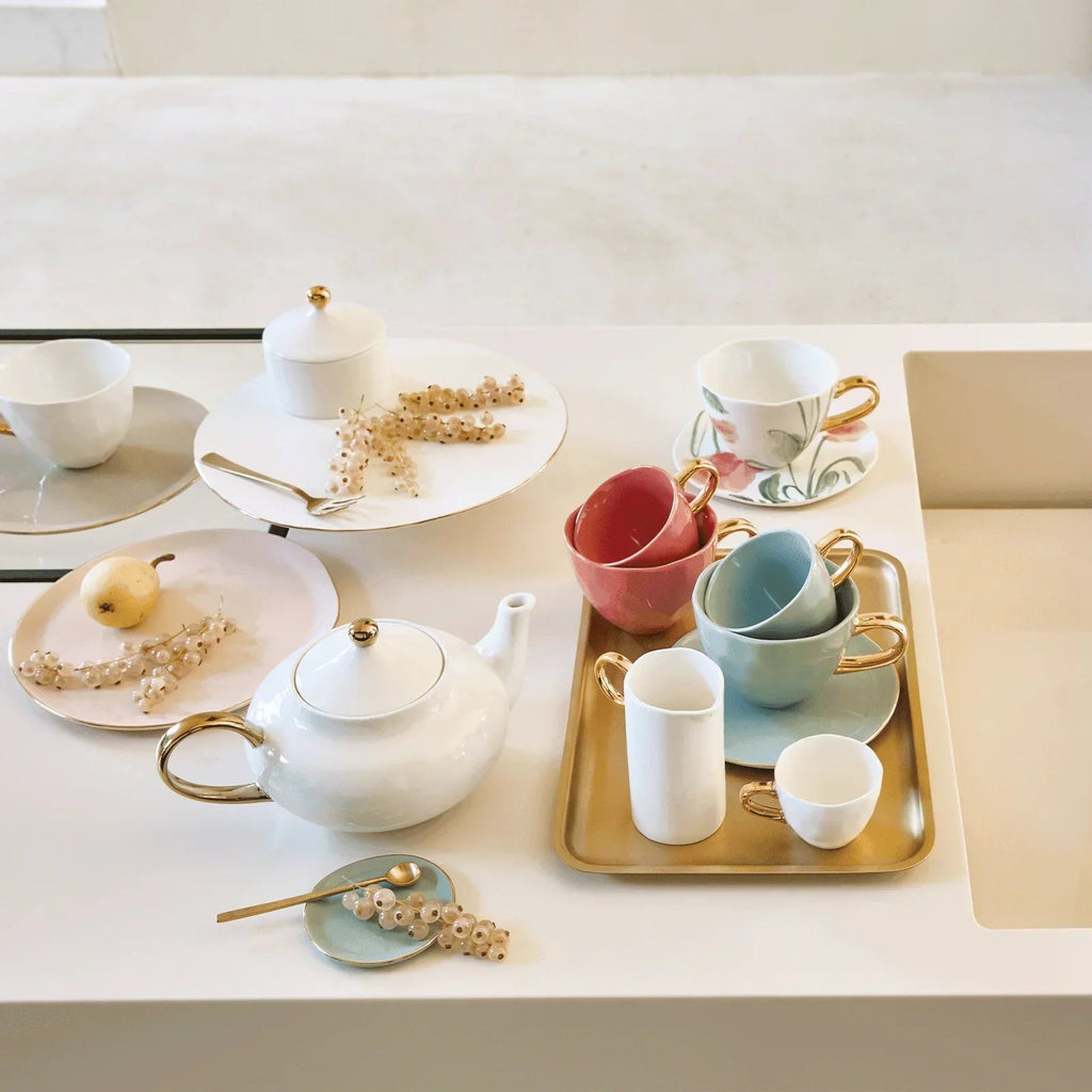 UNC | GOOD MORNING CAPPUCCINO/TEA MOK (SET OF 4) | BRANDIED APRICOT Ø 11 CM