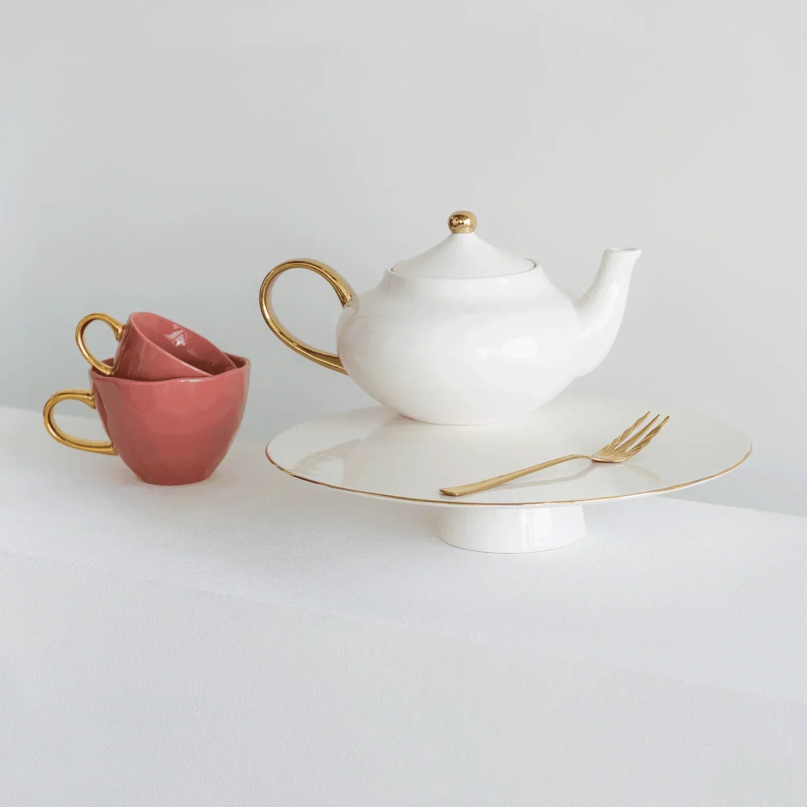 UNC | GOOD MORNING CAPPUCCINO/TEA MOK (SET OF 4) | BRANDIED APRICOT Ø 11 CM