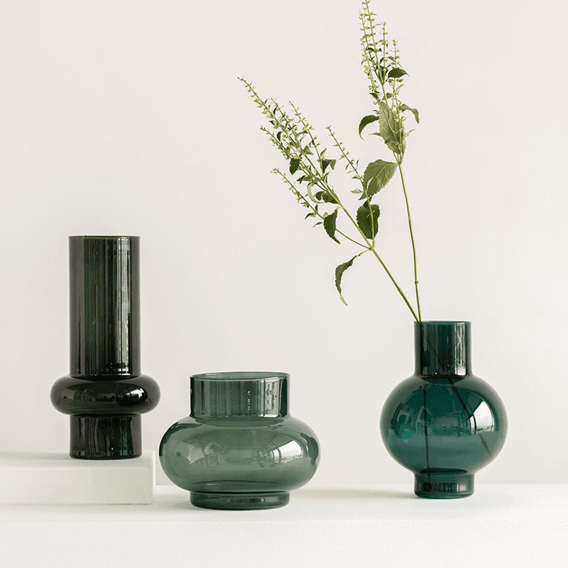 UNC | Vaas Recycled Glass Tummy A | groen