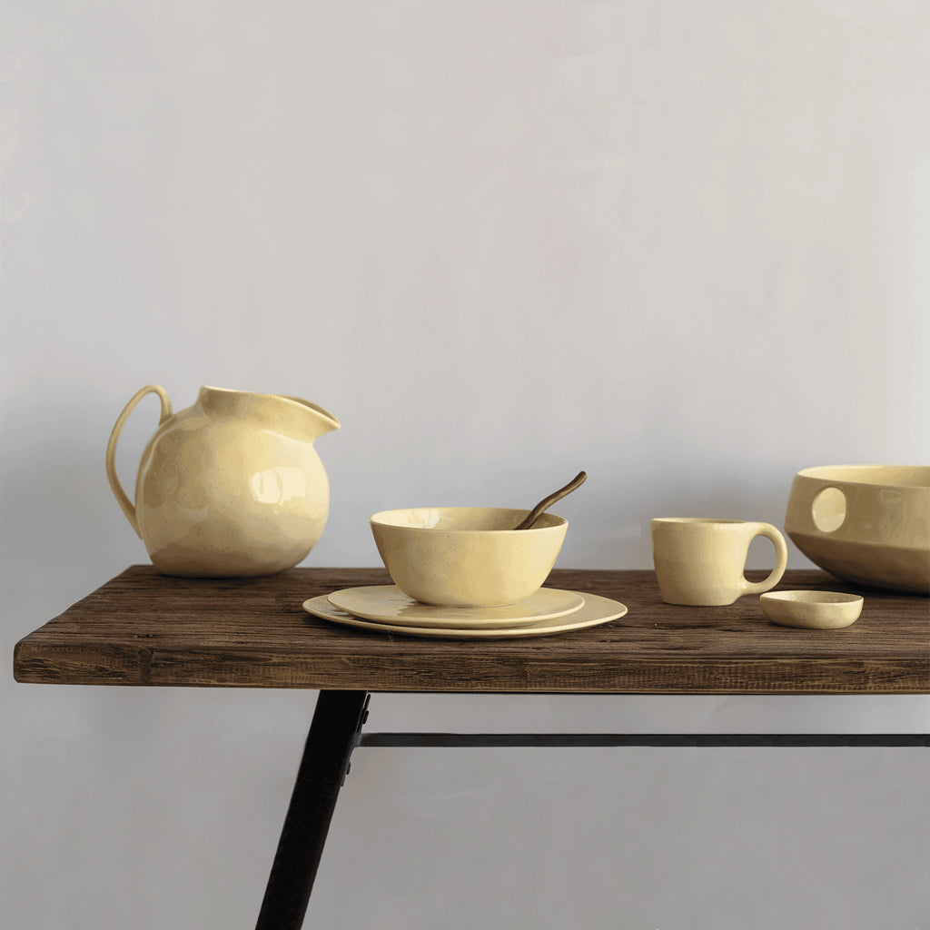 UNC | PLATE GROTTAGLIE (SET OF 4) | SEA MIST Ø 28