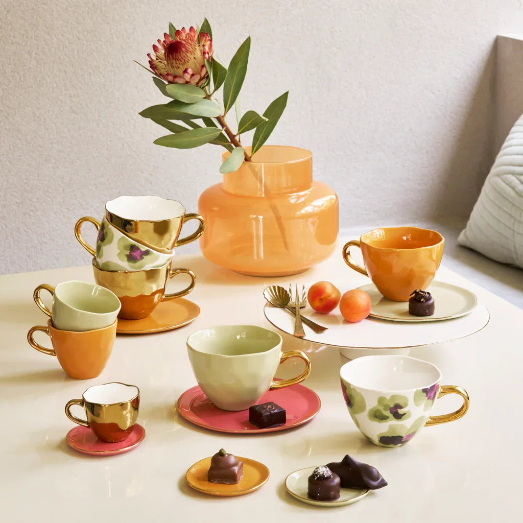 UNC | GOOD MORNING ONTBIJTBORD (SET OF 4) | PALE GREEN Ø 17 CM