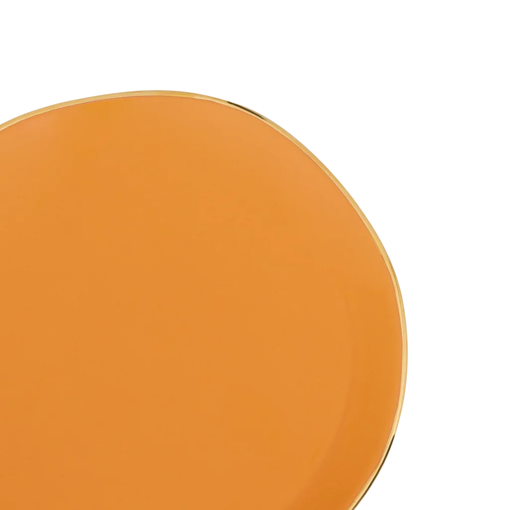 UNC | ONTBIJTBORD GOOD MORNING (SET OF 4) | CARAMEL Ø 17 CM
