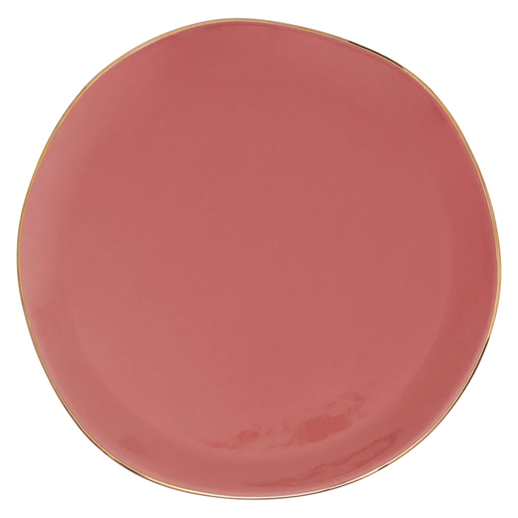 UNC | GOOD MORNING ONTBIJTBORD (SET OF 4) | BRANDIED APRICOT Ø 17 CM