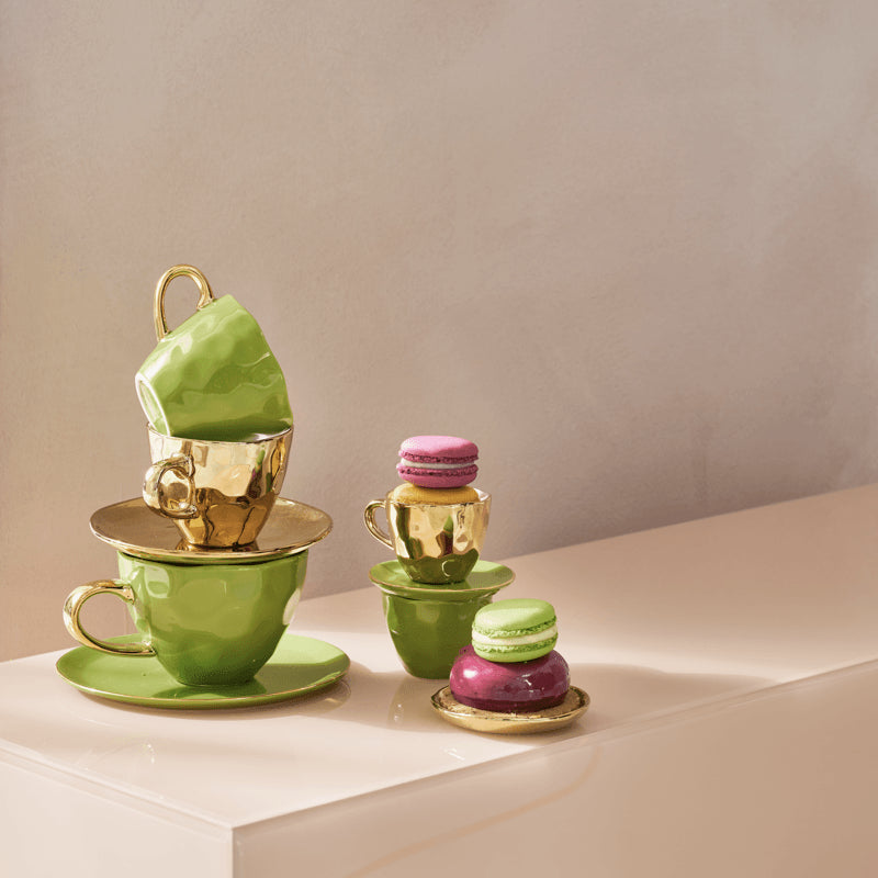 UNC | GOOD MORNING KLEIN BORDJE (SET OF 4) | EVERGREEN SPRIG Ø 9 CM