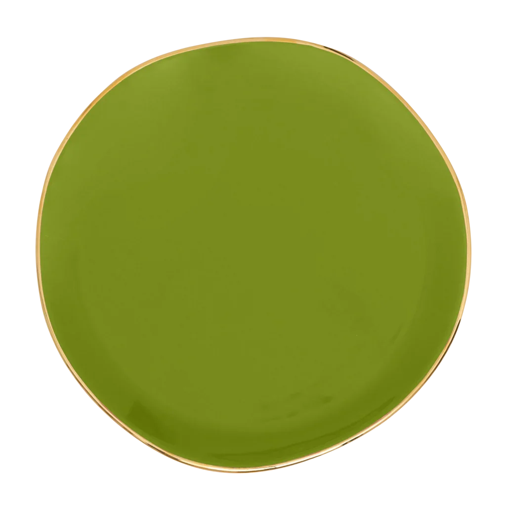 UNC | GOOD MORNING ONTBIJTBORD (SET OF 4) | EVER GREEN SPRIG Ø 17 CM