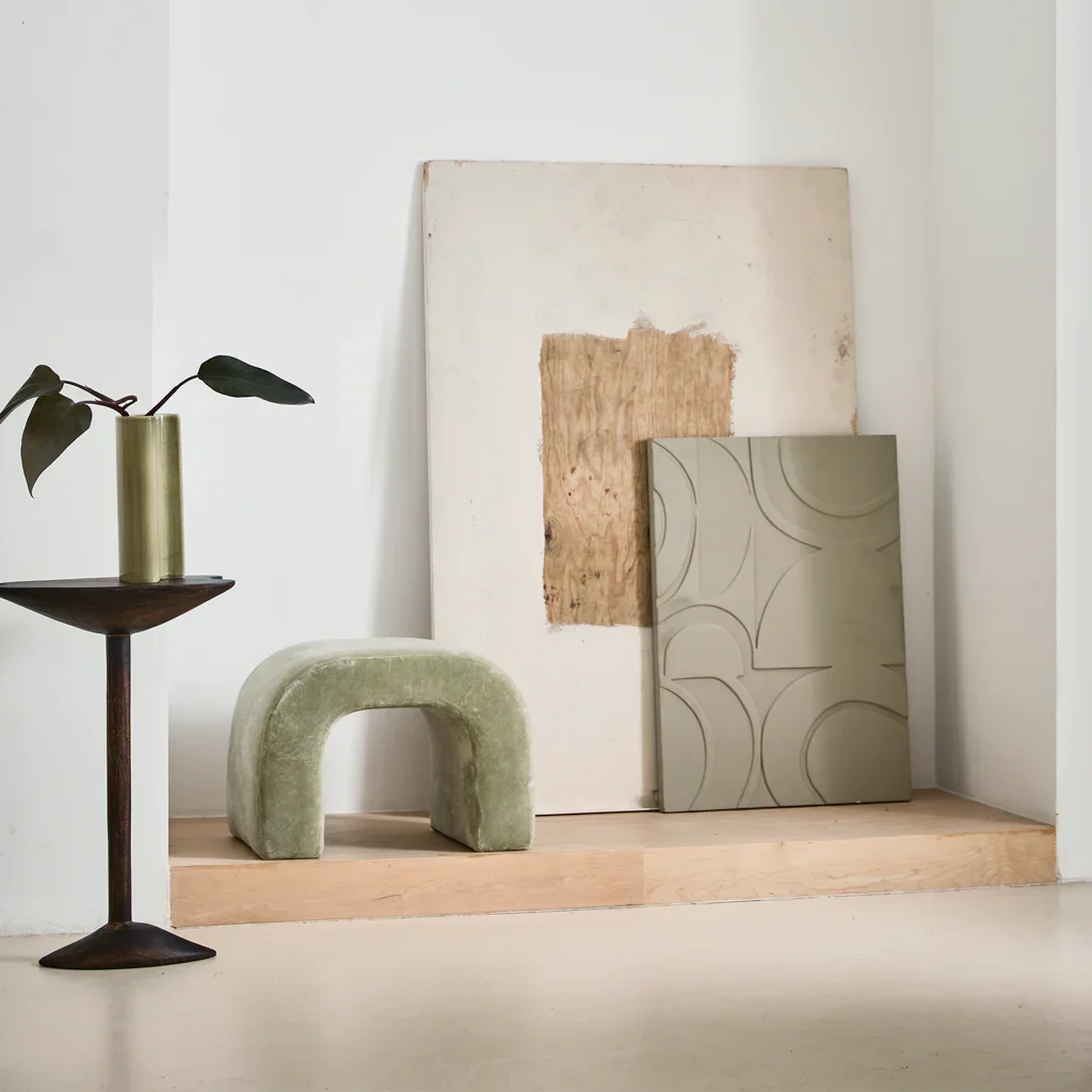 UNC | WANDDECORATIE MARU | SPRAY GREEN 50X3X70 CM