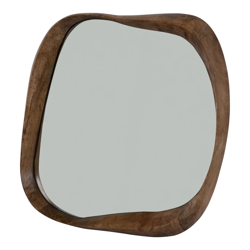 UNC | MIRROR SHIZU M | MANGOHOUT | GOLDEN OAK 41,3x5x43 CM