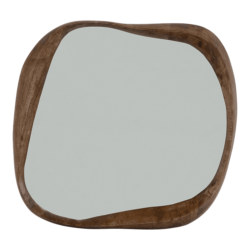 UNC | MIRROR SHIZU M | MANGOHOUT | GOLDEN OAK 41,3x5x43 CM