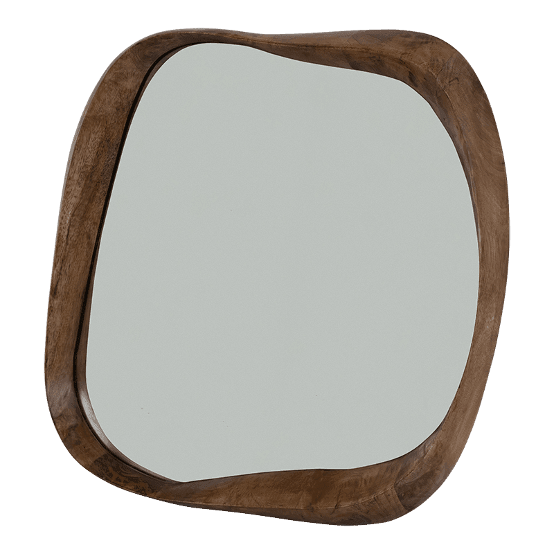 UNC | MIRROR SHIZU M | MANGOHOUT | GOLDEN OAK 41,3x5x43 CM