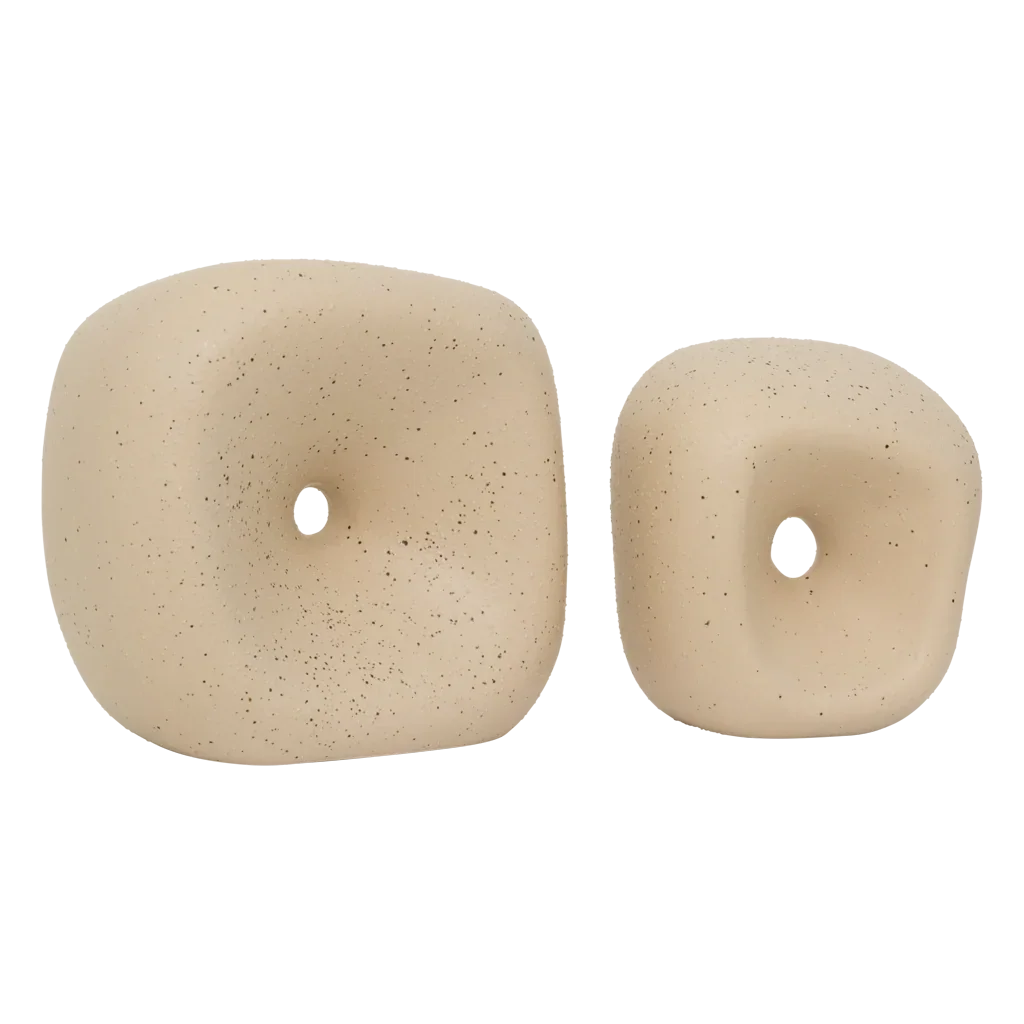 UNC | Decorative object Fratelli (set of 2) | BEIGE