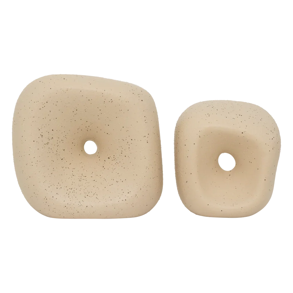 UNC | Decorative object Fratelli (set of 2) | BEIGE