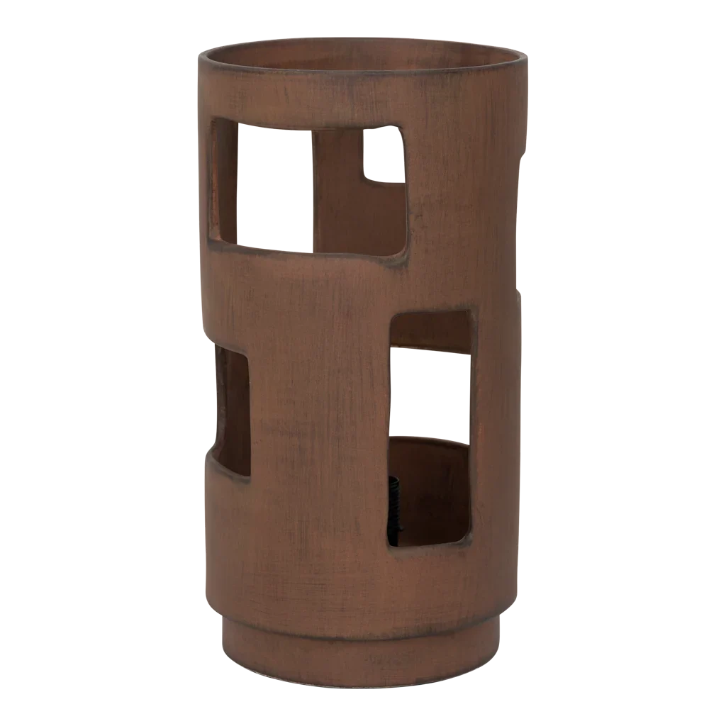 URBAN NATURE CULTURE | TAFELLAMP ANGOLI | CORTEN STEEL (Ø 18 X 35 CM)