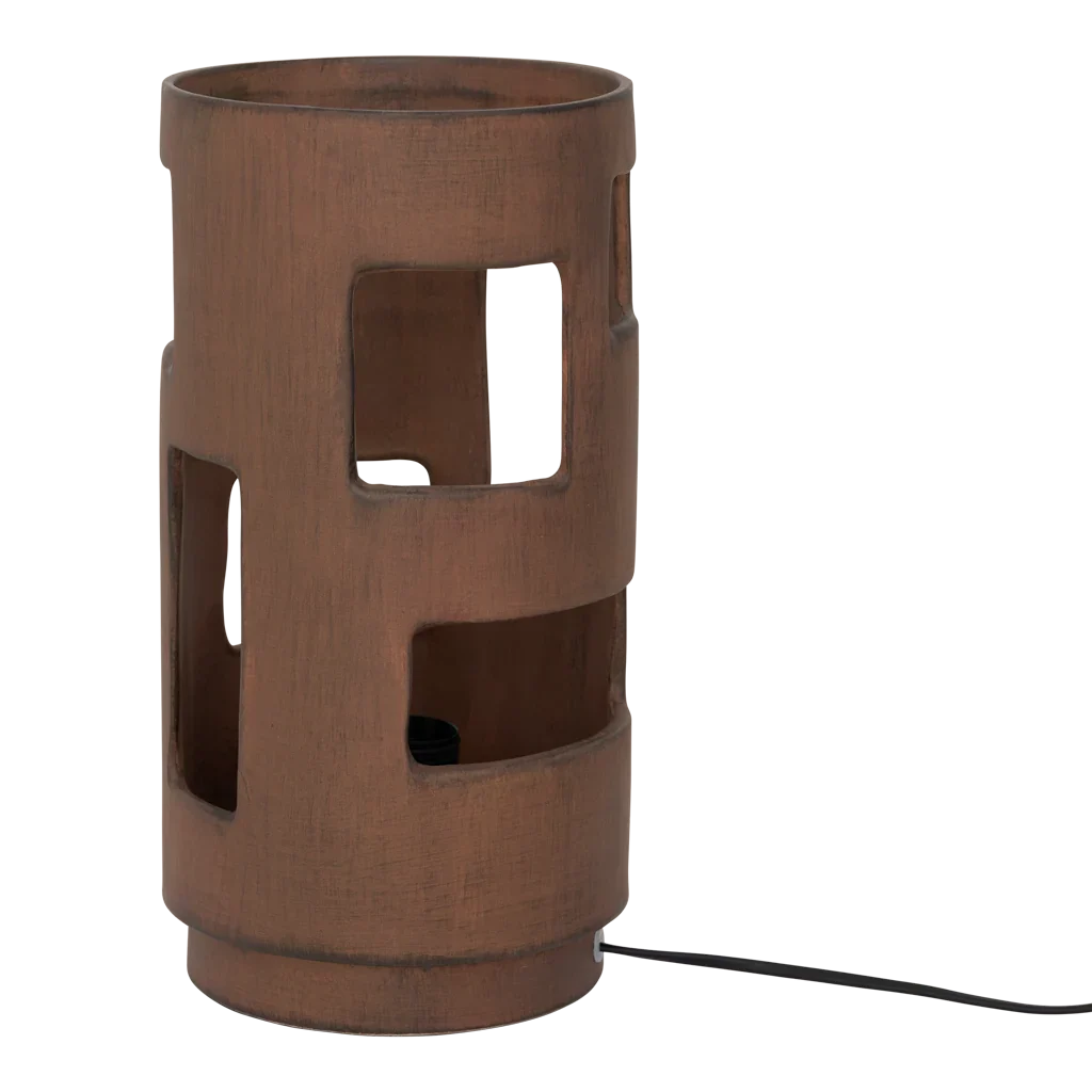 URBAN NATURE CULTURE | TAFELLAMP ANGOLI | CORTEN STEEL (Ø 18 X 35 CM)