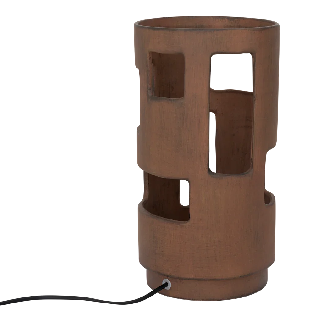 URBAN NATURE CULTURE | TAFELLAMP ANGOLI | CORTEN STEEL (Ø 18 X 35 CM)