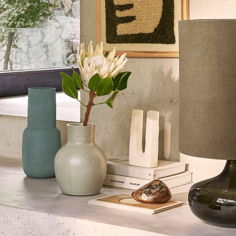 URBAN NATURE CULTURE | DECORATIEVE VAAS BRISA | SEA FOAM GREEN