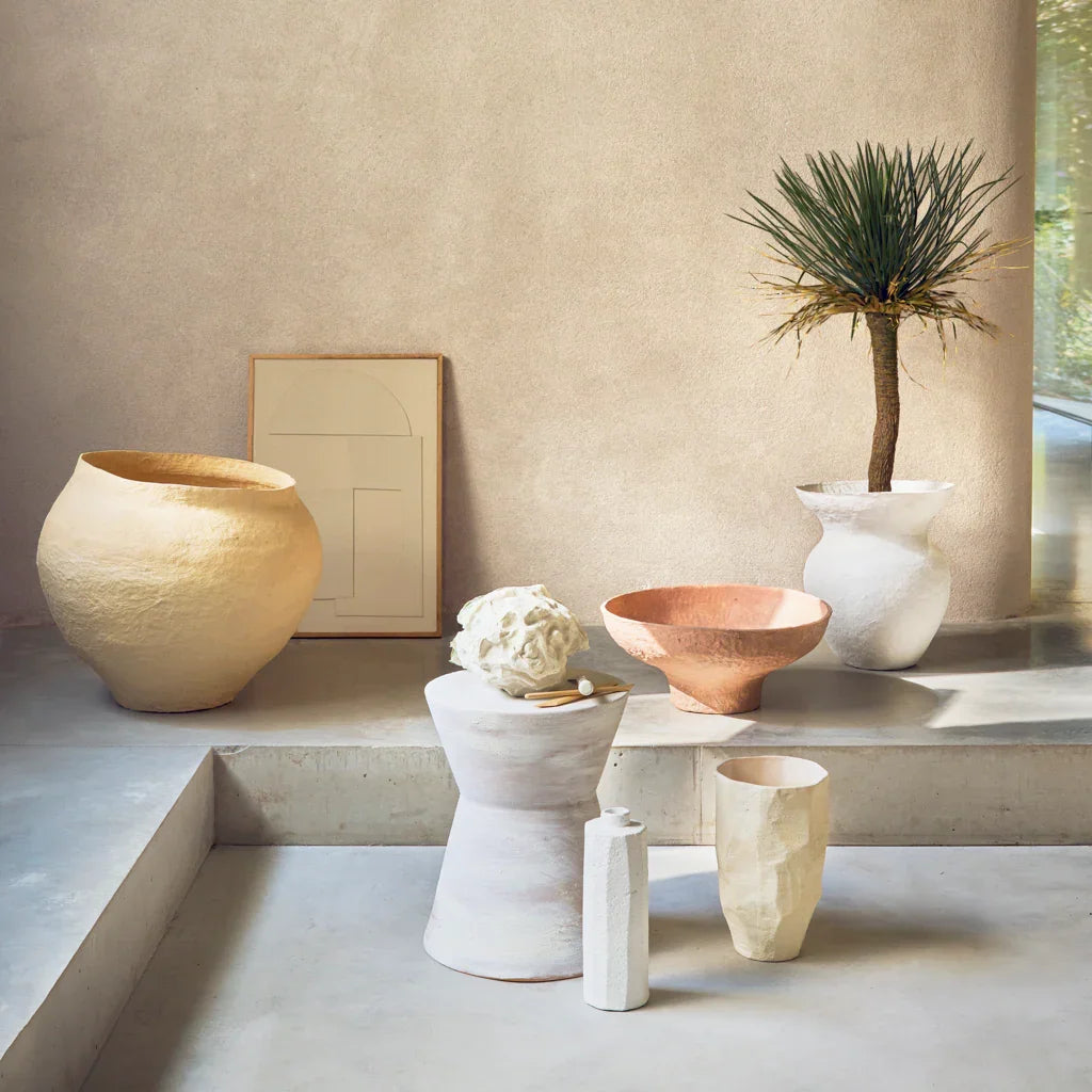 UNC | DECORATIEVE POT SANDIA | XL | SAND