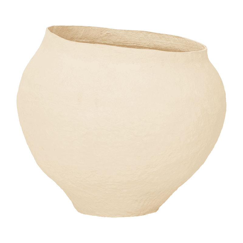 UNC | DECORATIEVE POT SANDIA | XL | SAND