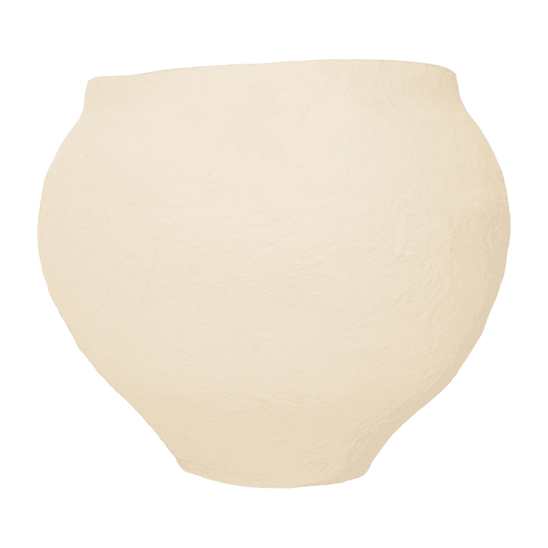 UNC | DECORATIEVE POT SANDIA | XL | SAND