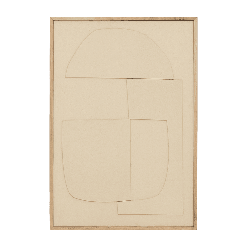 UNC | WANDDECORATIE CAPAS | PALE KHAKI